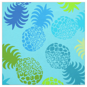 Momona Hawaiian Tropical Pineapple Fabric