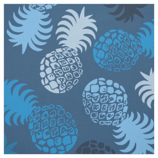 Momona Hawaiian Tropical Pineapple Fabric