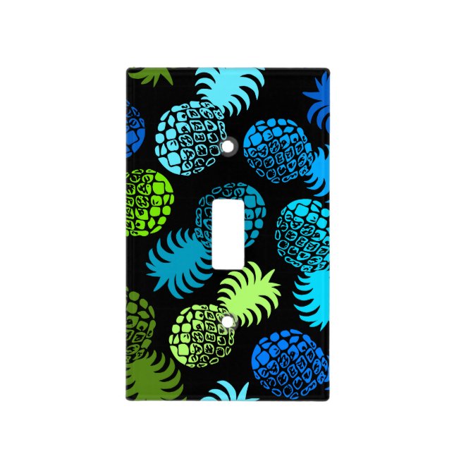 Momona Hawaiian Tropical Pineapple Light Switch Cover (Front)