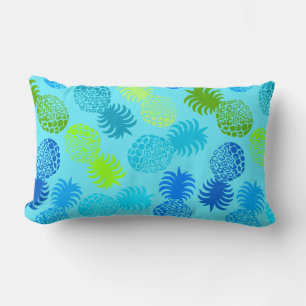 Momona Hawaiian Tropical Pineapple Reversible Lumbar Pillow