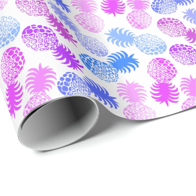Momona Hawaiian Tropical Pineapple Wrapping Paper (Roll Corner)