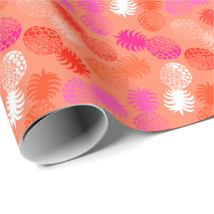 Momona Hawaiian Tropical Pineapple Wrapping Paper