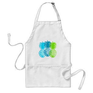 Momona Pineapple Hawaiian Tropical Adult Apron