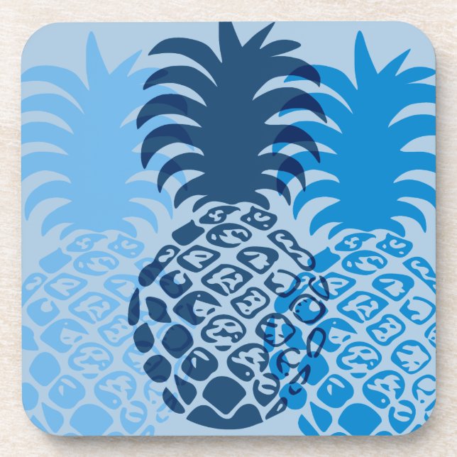 Momona Pineapple Hawaiian Tropical Beverage Coaster (Front)