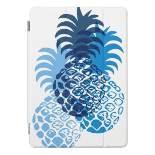 Momona Pineapple Hawaiian Tropical Blue iPad Pro Cover