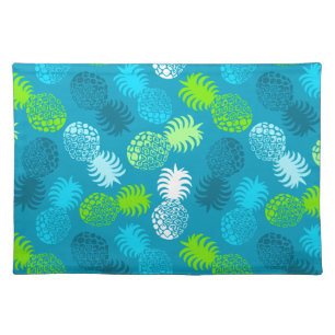 Momona Pineapple Hawaiian Tropical Cloth Placemat