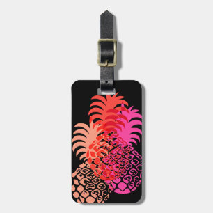 Momona Pineapple Hawaiian Tropical Luggage Tag
