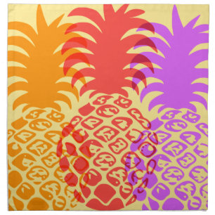 Momona Pineapple Hawaiian Tropical Napkin