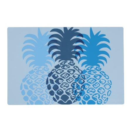 Momona Pineapple Hawaiian Tropical Reversible Placemat