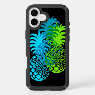 Momona Pineapple Hawaiian Tropical -Turq iPhone 16 Plus Case