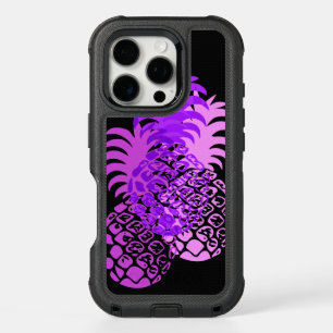Momona Pineapple Hawaiian Tropical -Violet iPhone 16 Pro Case
