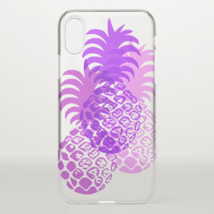 Momona Pineapple Hawaiian Tropical Violet iPhone X Case