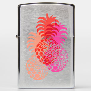 Momona Pineapple Hawaiian Tropical Zippo Lighter