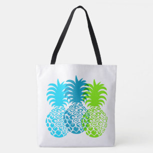 Momona Pineapple Tropical Trio Hawaiian Beach Bag