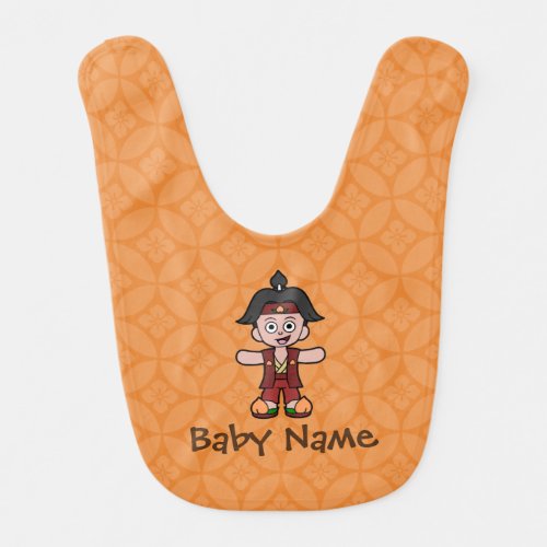 Momotaro The Peach Boy Personalized Bib