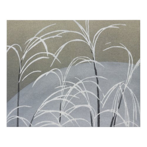 Momoyogusa Flowers Faux Wrapped Canvas Print