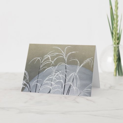 Momoyogusa Flowers Vintage Folded Greeting Card