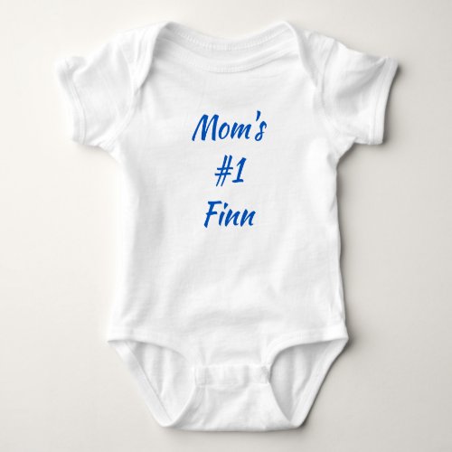 Moms 1 Finn Finnish Baby One_Piece Baby Bodysuit