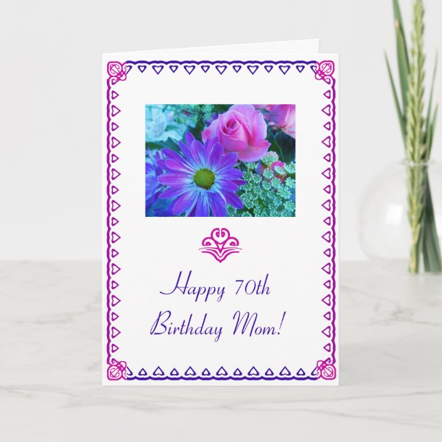 Mom's 70th Birthday Card (Front)