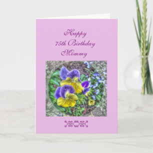 Mom's 75th birthday card