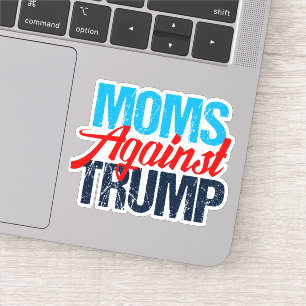 Moms Against Trump Political Laptop Sticker