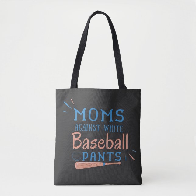 Moms Against White baseball Pants  Tote Bag (Front)