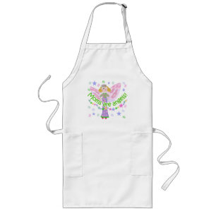 Moms Are Angels Long Apron