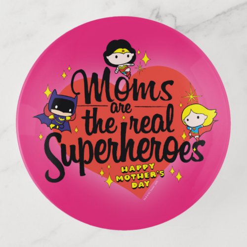 Moms Are The Real Superheroes Trinket Tray