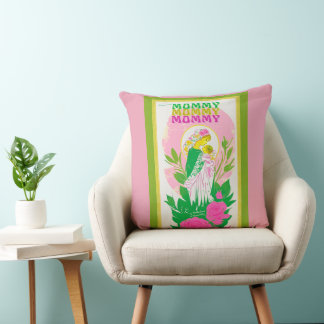Mom's Baby Throw Pillow