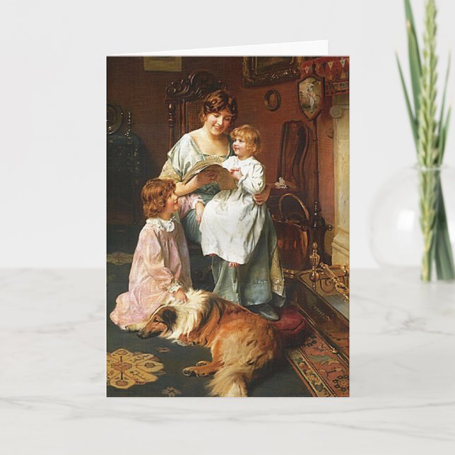 Mom's Bedtime Story l For Mothers Card (Front)