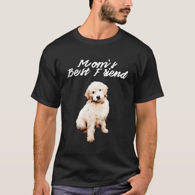 Mom'S Best Friend Doodle Graphic Design For Christ T-Shirt (Front)