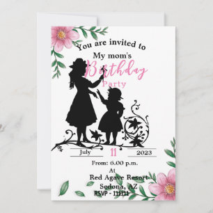 Mom's birthday  Invitation
