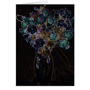 Moms Bouquet Card by DragonL8dy at Zazzle