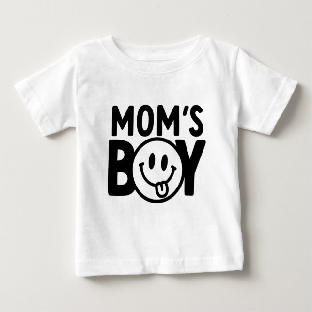 Moms boy t shirt design (Front)