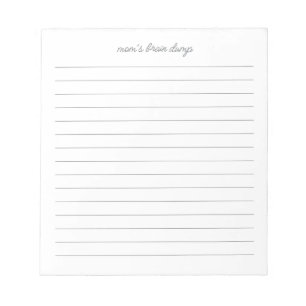 Mom's Brain Dump List Notepad