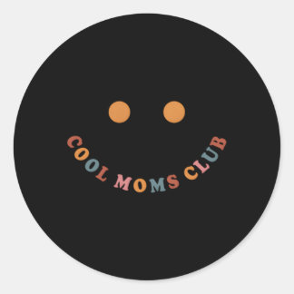 Moms Club Classic Round Sticker
