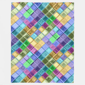 Moms colorful fleece mosaic