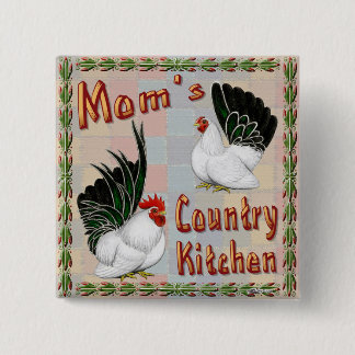 Mom's Country Kitchen Button