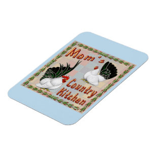 Mom's Country Kitchen Magnet