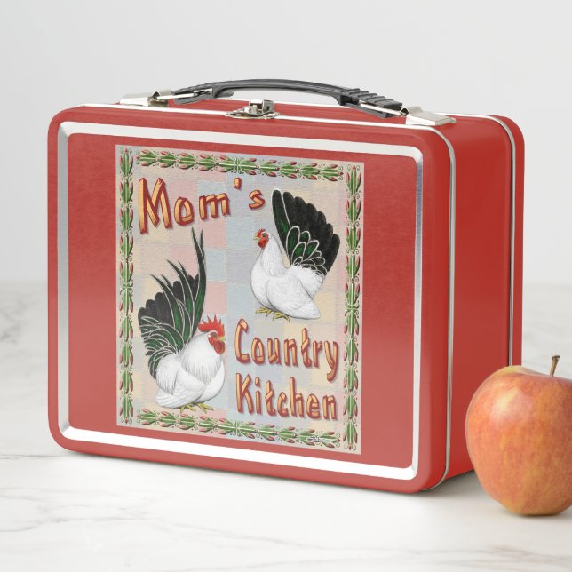 Mom's Country Kitchen Metal Lunch Box (In Situ)
