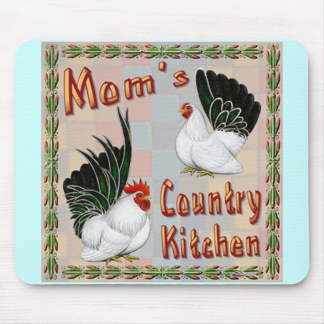 Mom's Country Kitchen Mouse Pad (Front)