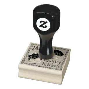 Mom's Country Kitchen Rubber Stamp
