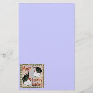 Mom's Country Kitchen Stationery