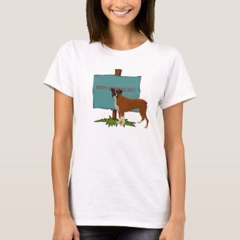 Moms Day Boxer Shirt by BarkWithin at Zazzle