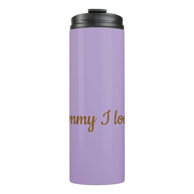 Mom's day gift thermal tumbler (Front)