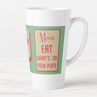 Moms Diner 1950s design Latte Mug