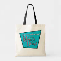 Mom's Diner Breastfeeding Tote Canvas Bag