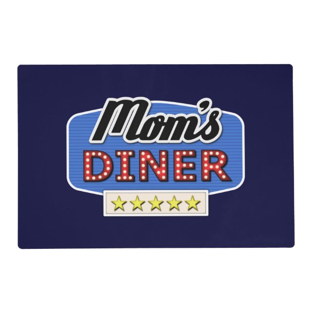 Mom's Diner - Fun Mom Life Placemat (Front)