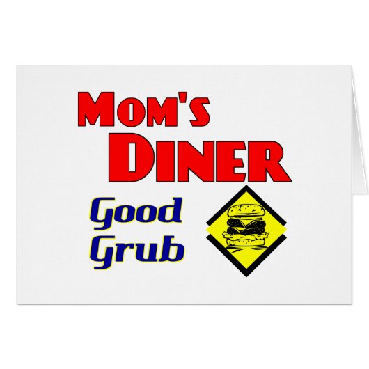 Mom's Diner Good Grub Retro Restaurant (Front Horizontal)