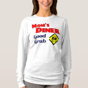 Mom's Diner Good Grub Retro Restaurant T-Shirt
